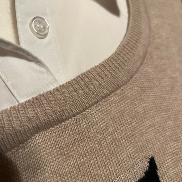 Notations Lightweight Knit Sweater with Beige Owl Design 1X - Picture 7 of 10